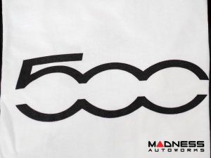 FIAT 500 T-Shirts - Set of 5 T-Shirts- 500 Logo - White - Child Size